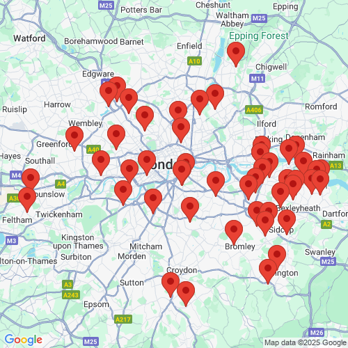 Map of Recent Inspections