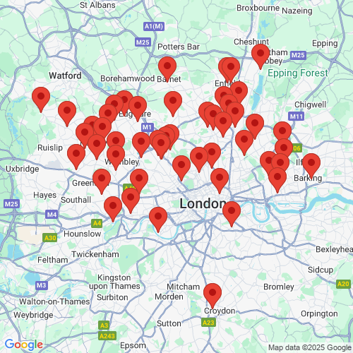 Map of Recent Inspections