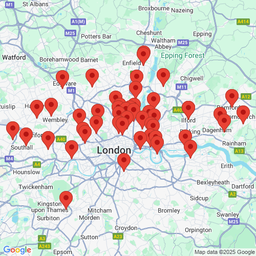 Map of Recent Inspections