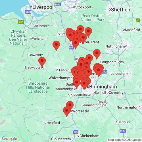 Map of Recent Inspections