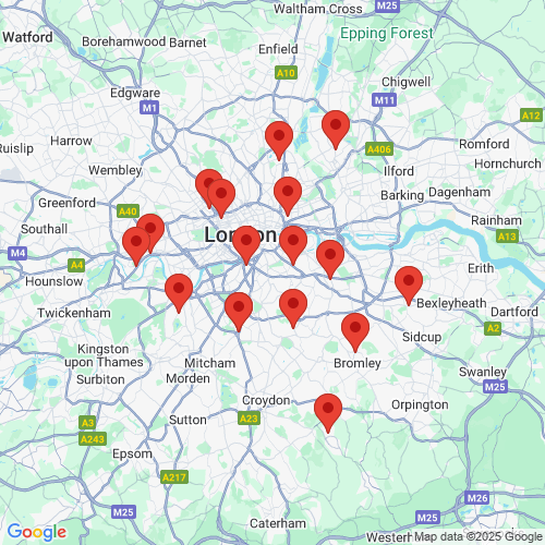 Map of Recent Inspections