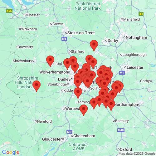 Map of Recent Inspections