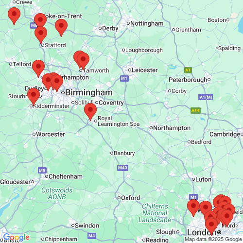 Map of Recent Inspections