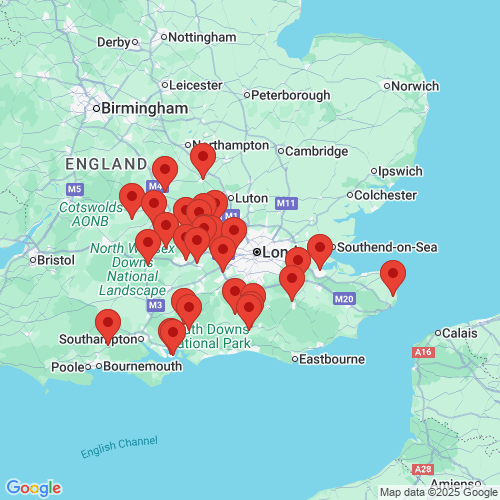 Map of Recent Inspections