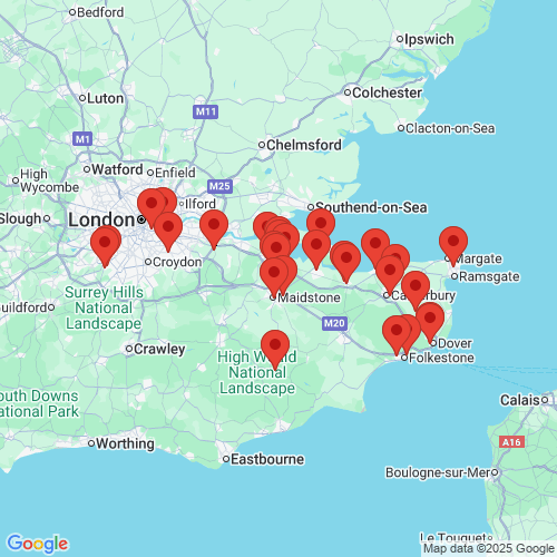 Map of Recent Inspections