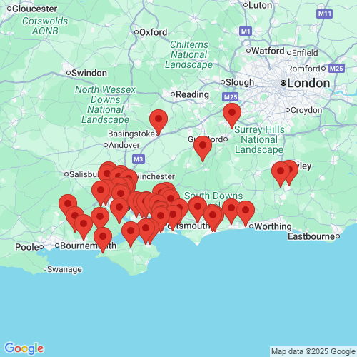 Map of Recent Inspections