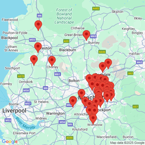Map of Recent Inspections