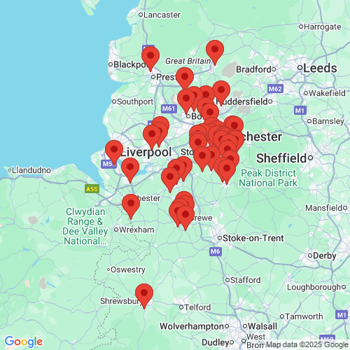 Map of Recent Inspections
