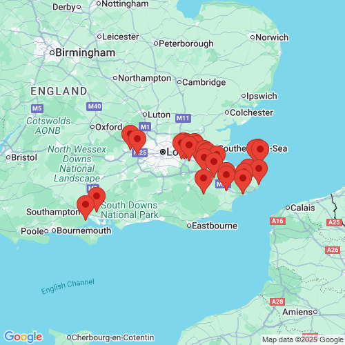 Map of Recent Inspections