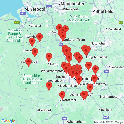 Map of Recent Inspections