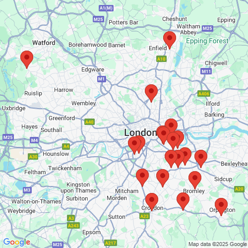 Map of Recent Inspections