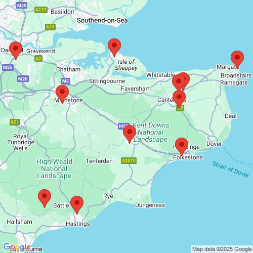 Map of Recent Inspections