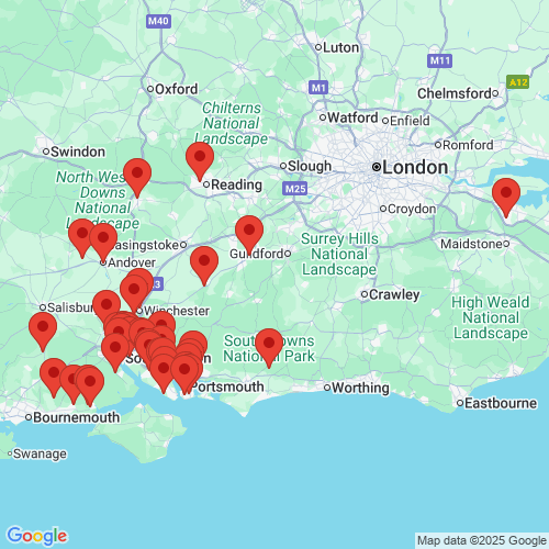 Map of Recent Inspections
