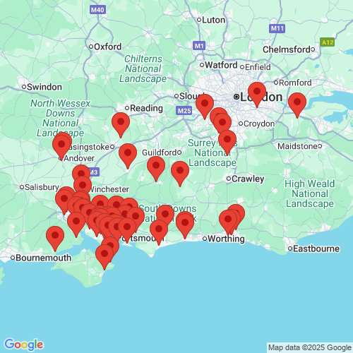 Map of Recent Inspections