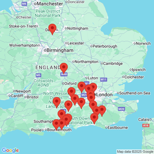 Map of Recent Inspections