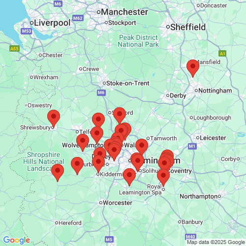 Map of Recent Inspections