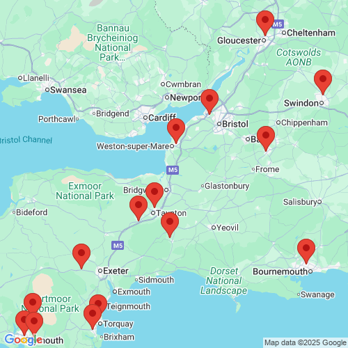 Map of Recent Inspections
