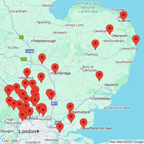 Map of Recent Inspections