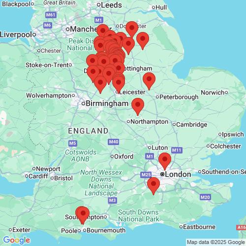 Map of Recent Inspections