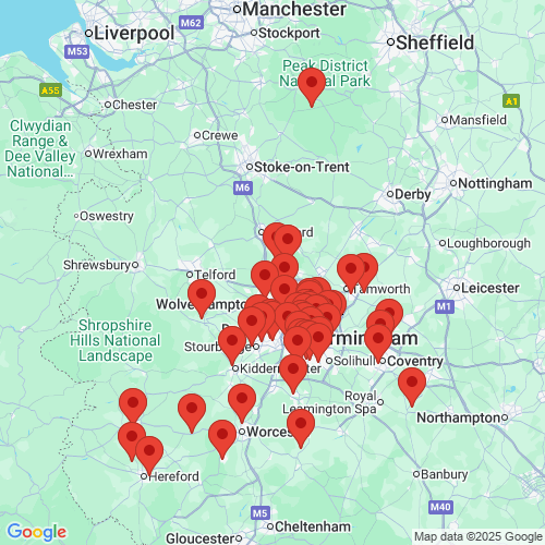 Map of Recent Inspections