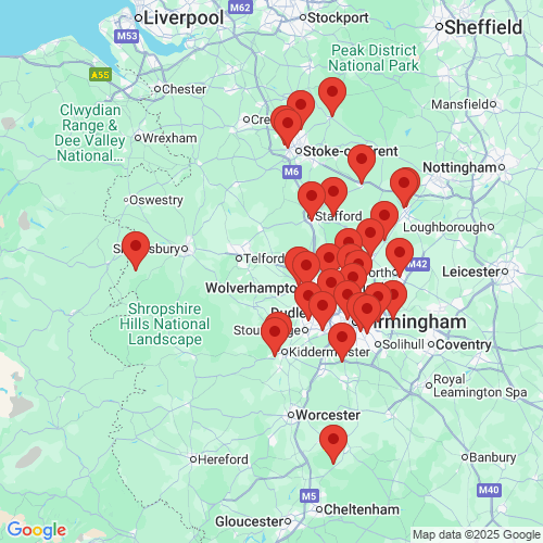 Map of Recent Inspections