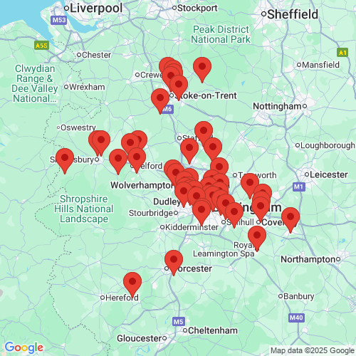 Map of Recent Inspections