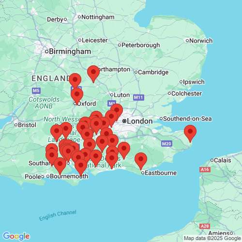 Map of Recent Inspections