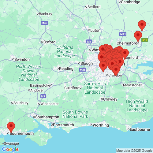 Map of Recent Inspections