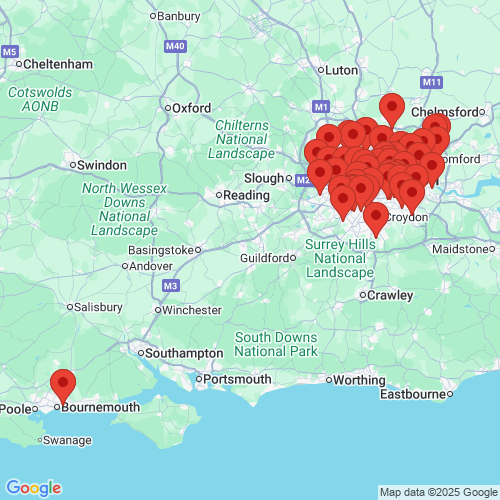 Map of Recent Inspections
