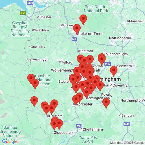 Map of Recent Inspections