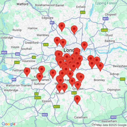 Map of Recent Inspections