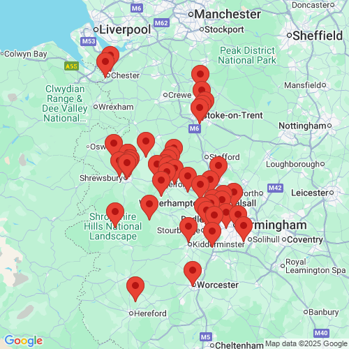 Map of Recent Inspections