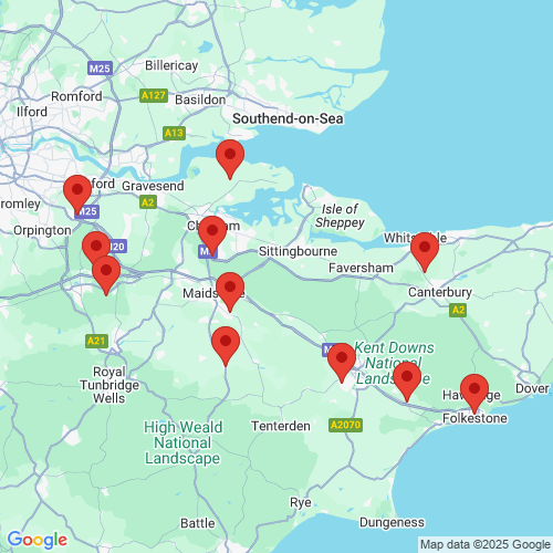 Map of Recent Inspections