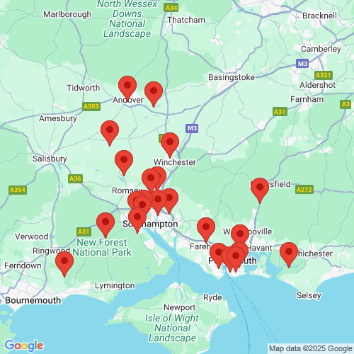 Map of Recent Inspections