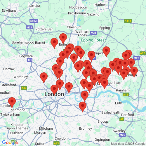Map of Recent Inspections