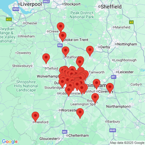 Map of Recent Inspections