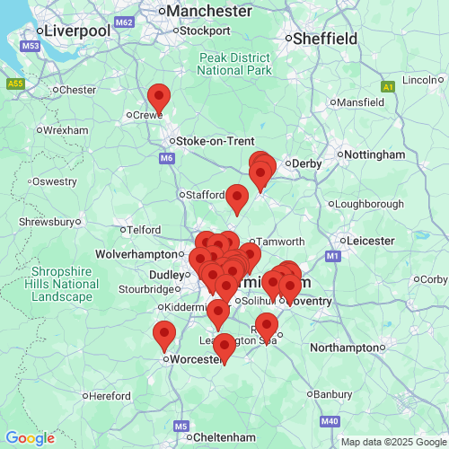 Map of Recent Inspections