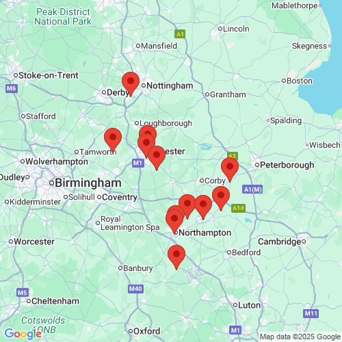 Map of Recent Inspections