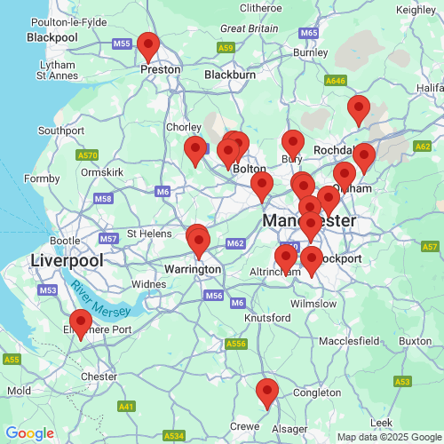 Map of Recent Inspections
