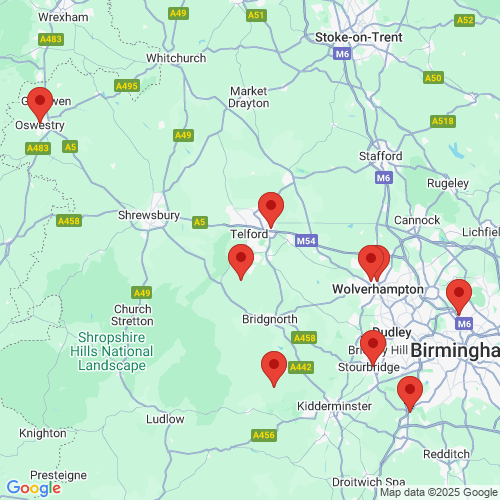 Map of Recent Inspections