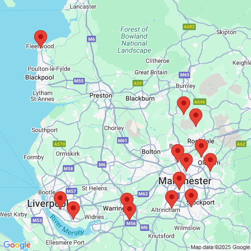 Map of Recent Inspections
