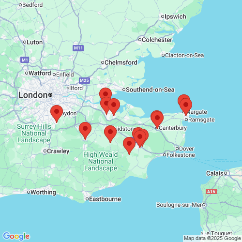 Map of Recent Inspections