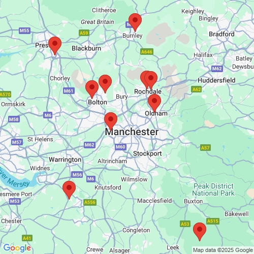 Map of Recent Inspections