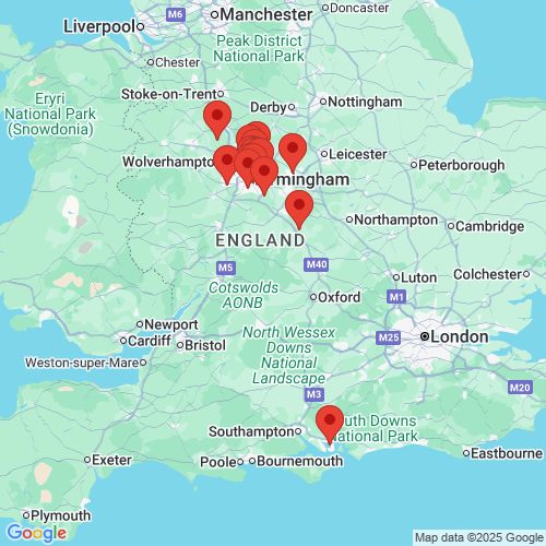 Map of Recent Inspections