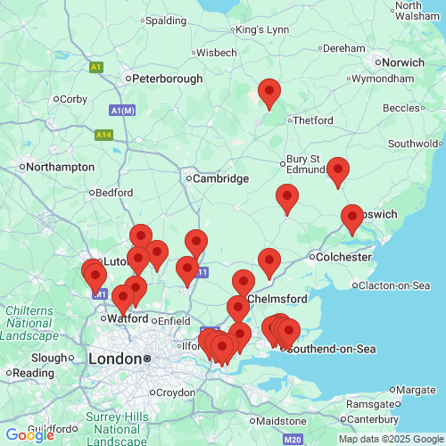 Map of Recent Inspections