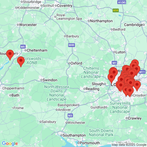 Map of Recent Inspections