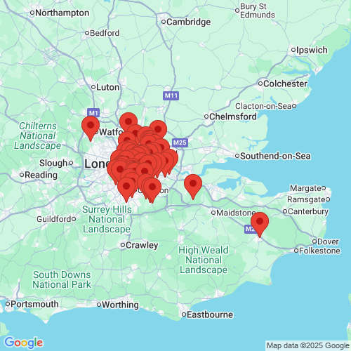 Map of Recent Inspections