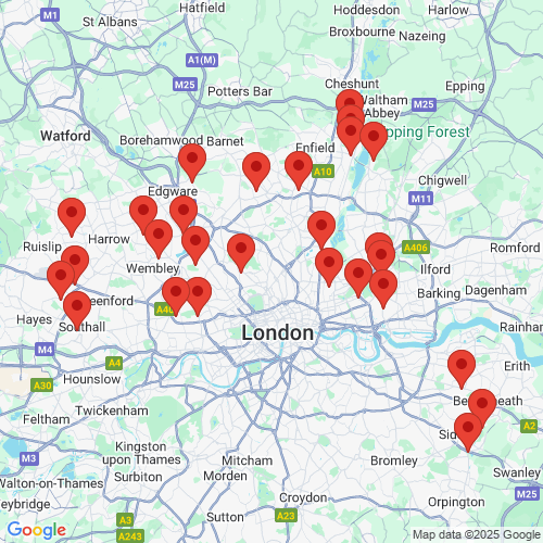 Map of Recent Inspections