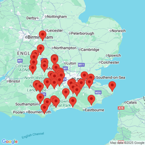 Map of Recent Inspections