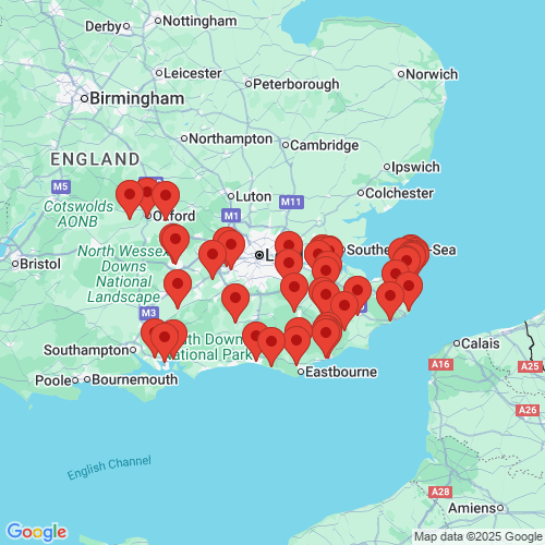 Map of Recent Inspections